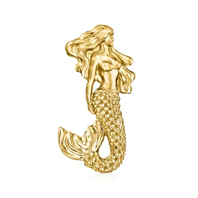 Ross-simons 14kt Yellow Gold Mermaid Slide Pendant