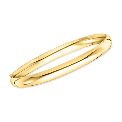 Ross-simons 14kt Yellow Gold Polished Bangle Bracelet
