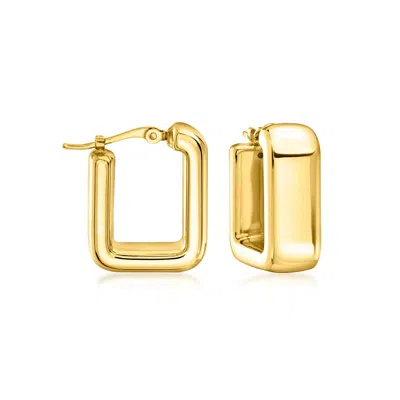 Ross-simons 14kt Yellow Gold Square Hoop Earrings