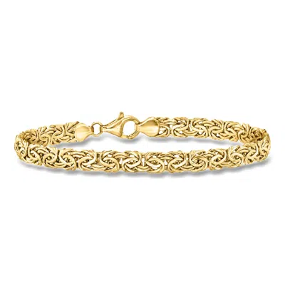 Ross-simons 18kt Yellow Gold Byzantine Bracelet