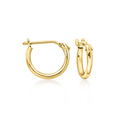 Ross-simons Child's 14kt Yellow Gold Hoop Earrings