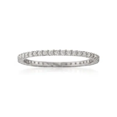 Ross-simons Diamond Eternity Band In 14kt White Gold In Neutral