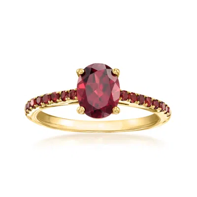 Ross-simons Garnet Birthstone Ring In 18kt Gold Over Sterling In Multi