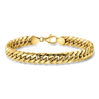 Ross-simons Italian 10kt Yellow Gold Cuban-link Bracelet