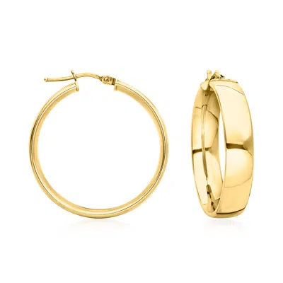 Ross-simons Italian 10kt Yellow Gold Hoop Earrings