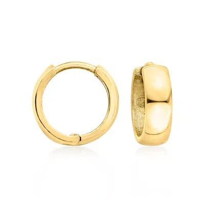 Ross-simons Italian 10kt Yellow Gold Petite Huggie Hoop Earrings