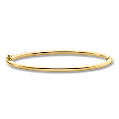 Ross-simons Italian 10kt Yellow Gold Polished Bangle Bracelet
