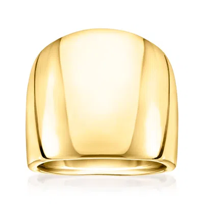 Ross-simons Italian 10kt Yellow Gold Polished Dome Ring