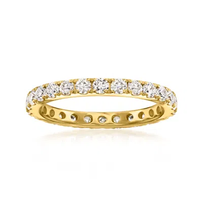 Ross-simons Moissanite Eternity Band In 18kt Gold Over Sterling In Pink