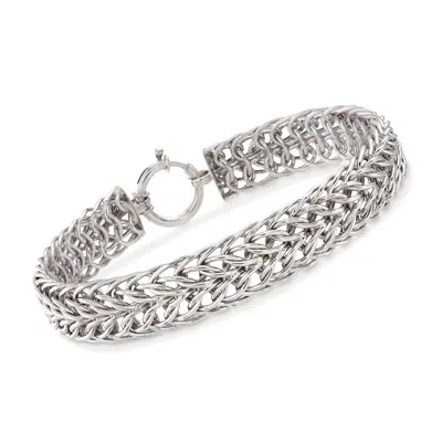 Ross-simons Sterling Silver Sedusa-link Bracelet In Metallic