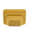 Rosti Choptima 3-piece Cutting Board Set In Curry