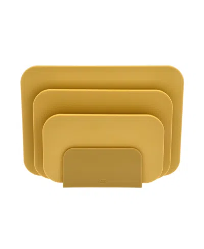 Rosti Choptima 3-piece Cutting Board Set In Curry