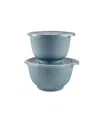 Rosti Margrethe 2-piece Mixing Bowl Set In Pebble Green