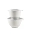 Rosti Margrethe 2-piece Mixing Bowl Set In Pebble White
