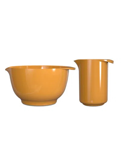 Rosti Margrethe 2-piece Mixing Jug And Bowl Set In Curry