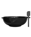 Rosti Margrethe 6.3-quart Bowl With Silicone Spatula In Black