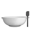Rosti Margrethe 6.3-quart Bowl With Silicone Spatula In White