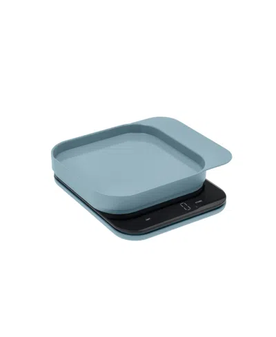 Rosti Mensura 8" Kitchen Scale In Dusty Blue