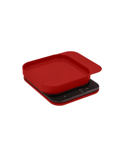 Rosti Mensura 8" Kitchen Scale In Red