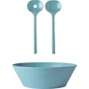 Rosti Mepal Bloom Salad Serving Set In Green