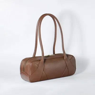 Roszuar Almaira Sculptural Harmony Handbag In Purple
