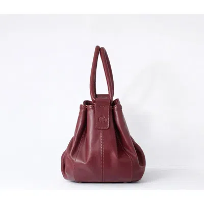Roszuar Liora Sculptural Renaissance Handbag In Blue