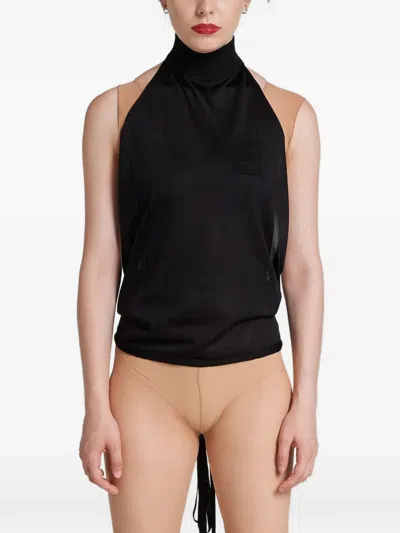 Rot The Halter Top In Black