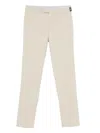 Rota Cotton Blend Straight-leg Trousers In Neutral