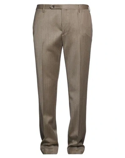 Rota Man Pants Khaki Size 42 Virgin Wool In Sand
