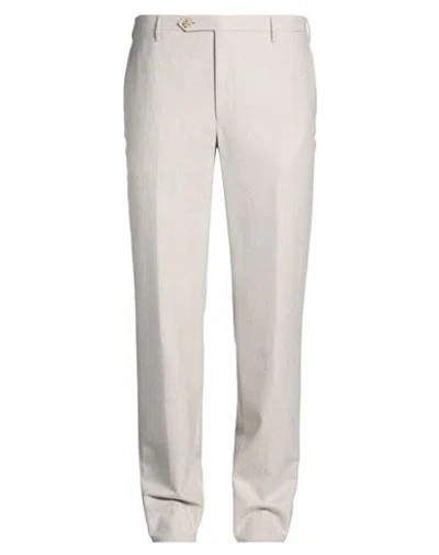 Rota Man Pants Light Grey Size 44 Virgin Wool In White