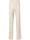 Rota Mid-rise Tailored Trousers In Neutrals