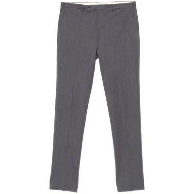 Rota Pressed-crease Tailored Trousers In Gray