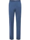 Rota Virgin Wool Trousers In Blue