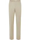 Rota Virgin Wool Trousers In Neutrals