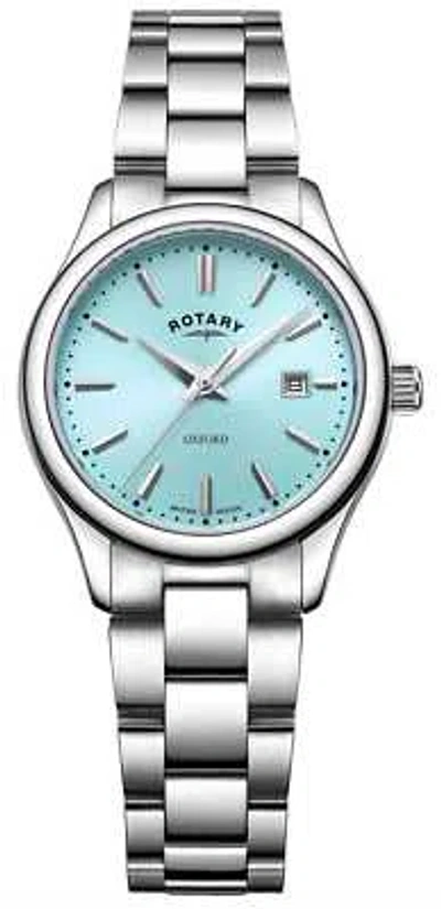 Pre-owned Rotary Contemporary Pastel Quartz (32mm) Pastel Blue Sunray Dial / Lb05092/77