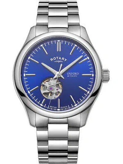 Pre-owned Rotary Gb05095/05 Oxford Automatic Mens Watch 40mm 5atm