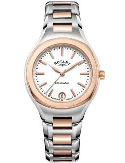 Pre-owned Rotary Lb05106/02 Kensington Ladies Watch 32mm 5atm