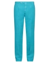 Rotasport Man Pants Azure Size 40 Linen In Blue