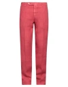 Rotasport Man Pants Red Size 36 Linen