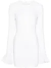 ROTATE BIRGER CHRISTENSEN ROTATE BIRGER CHRISTENSEN - WHITE CRYSTAL-EMBELLISHED MINI DRESS - WOMEN'S