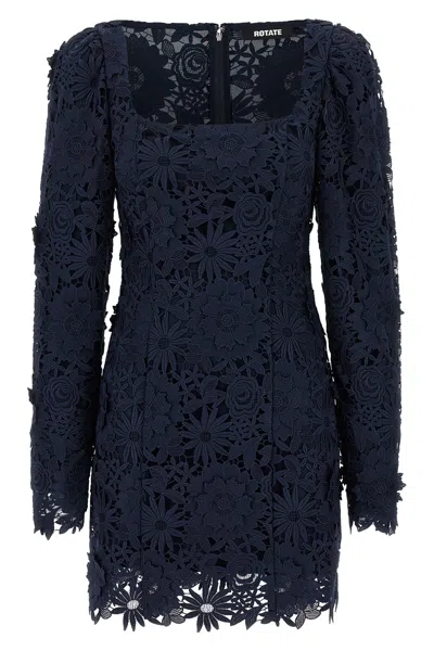 ROTATE BIRGER CHRISTENSEN '3D LACE LS MINI' DRESS
