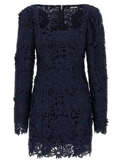 ROTATE BIRGER CHRISTENSEN ROTATE BIRGER CHRISTENSEN '3D LACE LS MINI' DRESS