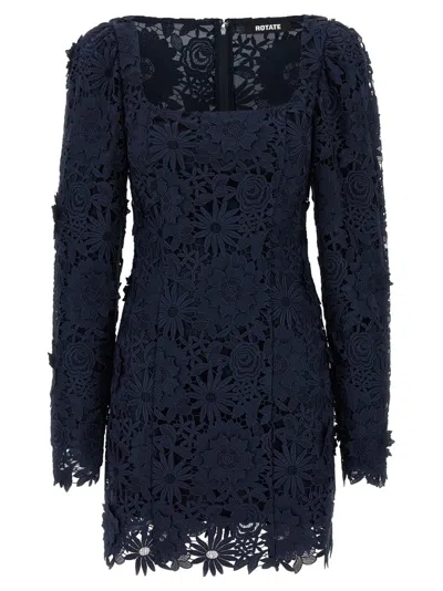 ROTATE BIRGER CHRISTENSEN '3D LACE LS MINI' DRESS
