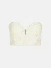 Rotate Birger Christensen '3d' White Polyester Corset In White