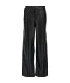 Rotate Birger Christensen Rotate Birgerchristensen Faux Leather Pants In Black