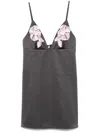 Rotate Birger Christensen A-line Mini Dress In Grey
