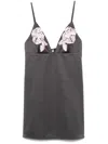 Rotate Birger Christensen A-line Mini Dress In Grey