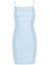 Rotate Birger Christensen Sequin-embellished Slip Dress In Light Blue