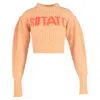 Rotate Birger Christensen Wool Sweater In Pink