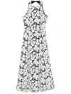Rotate Birger Christensen Broderie-anglaise A-line Midi Dress In White